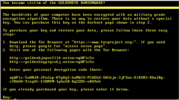 Goldeneye-ransomware