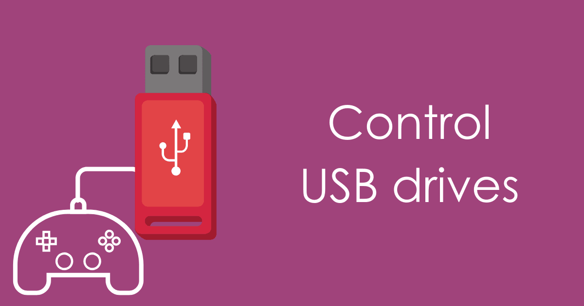 control the usbs used in your business